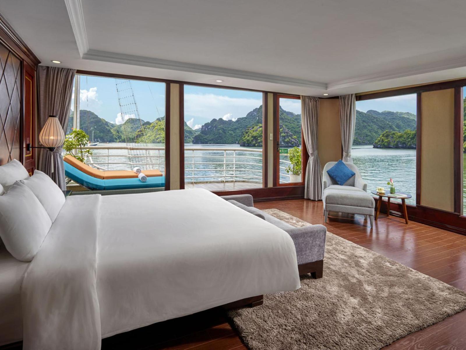 Halong Luxury Cruise Hotel Hạ Long-öböl Kültér fotó
