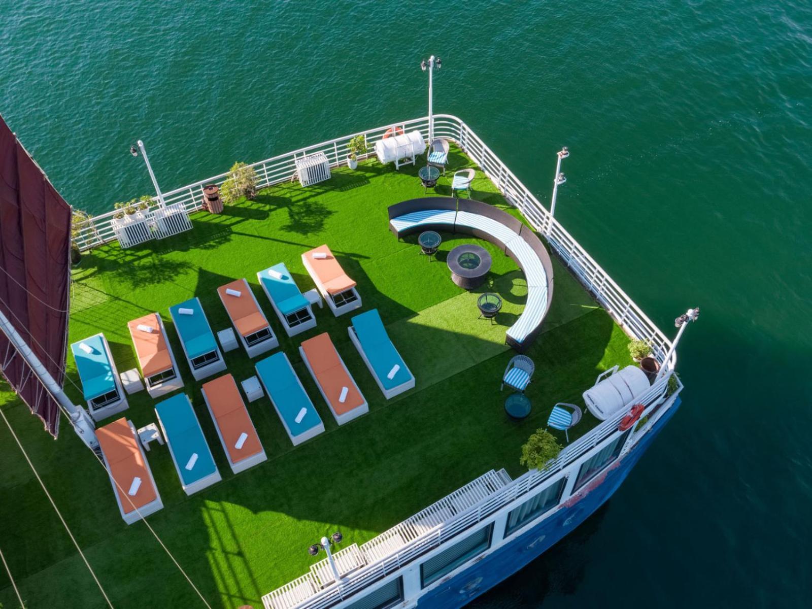 Halong Luxury Cruise Hotel Hạ Long-öböl Kültér fotó