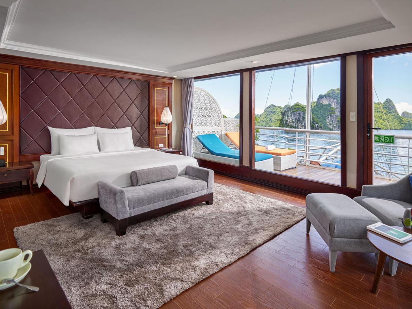 Halong Luxury Cruise Hotel Hạ Long-öböl Kültér fotó